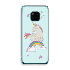 Regenboog eenhoorn: Huawei Mate 20 Pro Transparant Hoesje