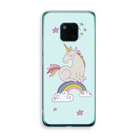 Regenboog eenhoorn: Huawei Mate 20 Pro Transparant Hoesje