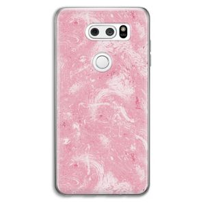 Abstract Painting Pink: LG V30 Transparant Hoesje