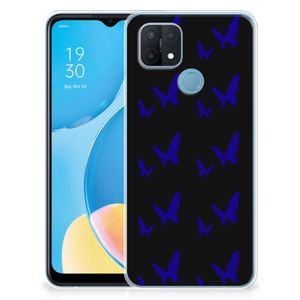 OPPO A15 TPU bumper Vlinder Patroon