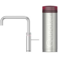 Quooker Fusion Square Keukenkraan Set - Kokend Warm- en Koud Water - Chroom - Inclusief PRO3 Reservoir