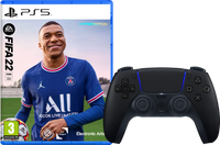 FIFA 22 PS5 + PlayStation 5 Dualsense Controller Midnight Black - thumbnail