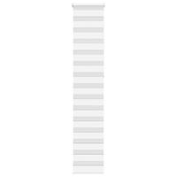 VidaXL Zebra rolgordijn 40x230 cm stofbreedte 35,9 cm polyester wit