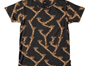 Snurk - T-shirt 'Giraffe Black' - Unisex - M