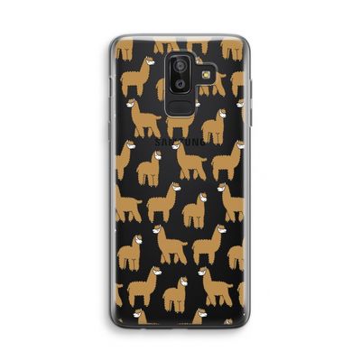Alpacas: Samsung Galaxy J8 (2018) Transparant Hoesje