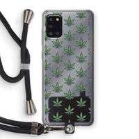 Weed: Samsung Galaxy A31 Transparant Hoesje met koord