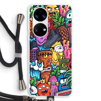 Vexx Mixtape: Huawei P50 Transparant Hoesje met koord