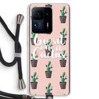 Cactus quote: Xiaomi Mi Mix 4 Transparant Hoesje met koord