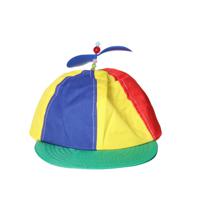 Helikopterpet - propeller - gekleurd - voor volwassenen - polyester - propellerpet