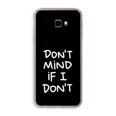 Don't Mind: Samsung Galaxy J4 Plus Transparant Hoesje