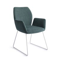 Jesper Home Eetkamerstoel 'Misaki' Slide White, kleur Merry Mermaid