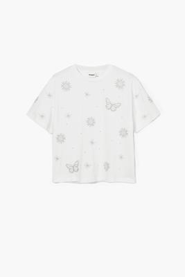 Vlinder T-shirt - WHITE - XL