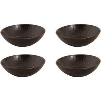 Palmer Bord diep coupe Ruston 17 cm Bruin Stoneware 4 stuks