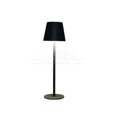 Draadloze Tafellamp Mat Zwart 36cm Draadloze Tafellamp Mat Zwart 36cm