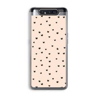 Kleine kattenkopjes: Samsung Galaxy A80 Transparant Hoesje Kleine kattenkopjes: Samsung Galaxy A80 Transparant Hoesje