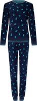 Warme pyjama dames Fleece - Blauw