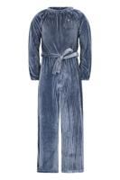 Like Flo winter velvet jumsuit meisjes - blauw - Bella