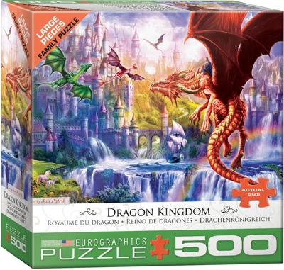 Dragon Kingdom Puzzel 500XL Stukjes Dragon Kingdom Puzzel 500XL Stukjes
