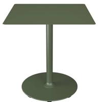 Houe Pico tuintafel 70x70 Olive green, rond onderstel