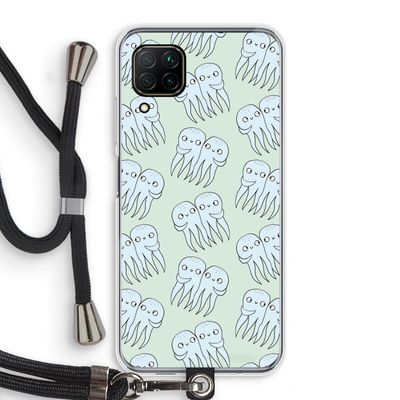Octopussen: Huawei P40 Lite Transparant Hoesje met koord