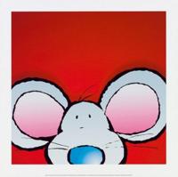 Kunstdruk Jean Paul Courtsey - Mouse 30x30cm