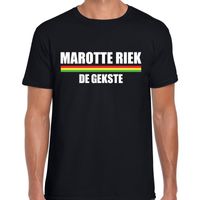 Carnaval Marotte Riek de gekste t-shirt zwart voor heren Carnaval Marotte Riek de gekste t-shirt zwart voor heren