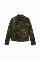 Slim fit bikerjack - GREEN - 42 - thumbnail