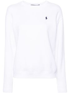 Polo Ralph Lauren sweat à logo brodé - Blanc