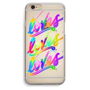 Loves: iPhone 6 / 6S Transparant Hoesje