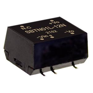 Mean Well SBTN01N-15N DC/DC-converter, SMD 67 mA 1 W Aantal uitgangen: 1 x Inhoud 1 stuk(s)