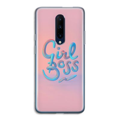 Girl boss: OnePlus 7 Pro Transparant Hoesje