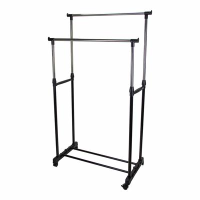 Jasstandaard met Wielen Mondex 80 x 43 x 90 cm Grijs Metaal