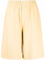 MARANT short de sport à logo brodé - Jaune