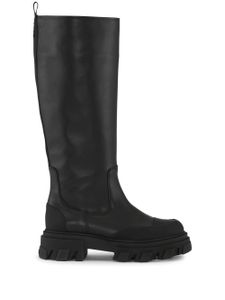 GANNI bottes Cleated Tubular - Noir