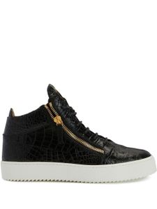 Giuseppe Zanotti baskets montantes en cuir - Noir