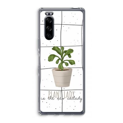 Kamerplant op vensterruit: Sony Xperia 5 Transparant Hoesje