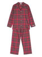 La Perla Kids pyjama à motif tartan - Rouge - thumbnail