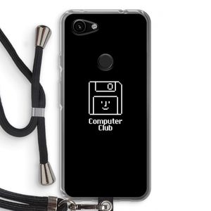 Hello: Pixel 3a Transparant Hoesje met koord