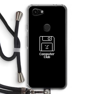 Hello: Pixel 3a Transparant Hoesje met koord