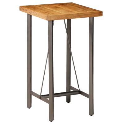 Bartafel 60x60x107 cm massief gerecycled teakhout