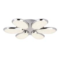 Searchlight Design plafondlampLori 6-lichts grijs - 6216-6CC