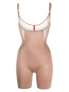 SPANX body à empiècement en mesh - Marron