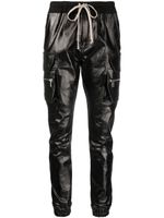 Rick Owens pantalon cargo à lien de resserrage - Noir