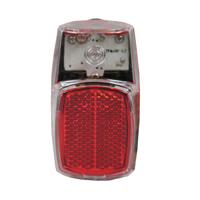 Benson Fietsachterlicht - rood - LED - achterlicht - 2x AAA - 8 x 4 cm - op batterij - fietsverlicht Benson Fietsachterlicht - rood - LED - achterlicht - 2x AAA - 8 x 4 cm - op batterij - fietsverlicht