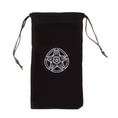 2 stuks fluwelen pentagram tarot kaart zak huis mini koord pakket