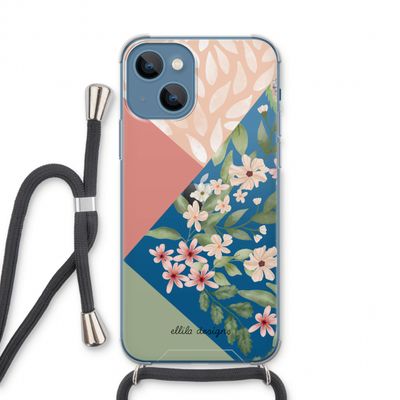 Sweet heaven geometrics: iPhone 13 Transparant Hoesje met koord