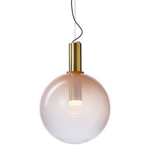 Bomma Phenomena Hanglamp - Large Ball - Flamingo roze - goud