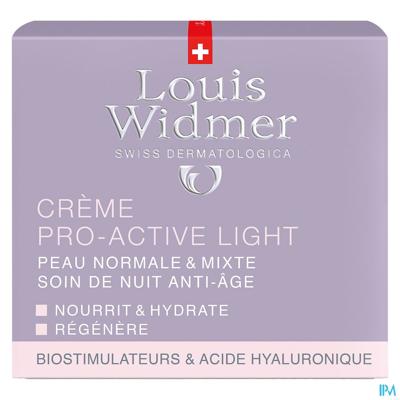 Louis Widmer Pro-Active Light Nachtcrème Geparfumeerd 50ml