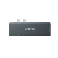 Canyon DS-5 Mini-dockingstation Geschikt voor merk: Apple USB-C Power Delivery, Geïntegreerde kaartlezer - thumbnail