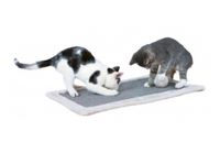 Trixie krabmat grijs voor de kat Per stuk - thumbnail